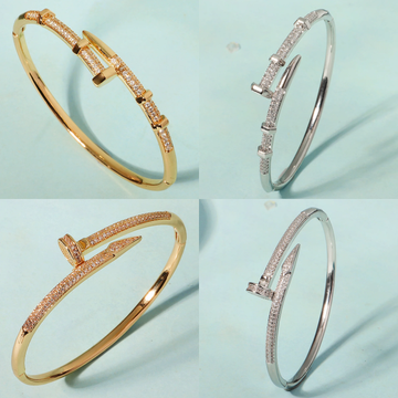 Bracelete Lux Nail com Cristal Zircônia – Miallo