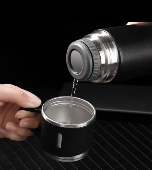 Kit Térmico Inox Café&Chá 500ml – Com 3 Xícaras Portáteis