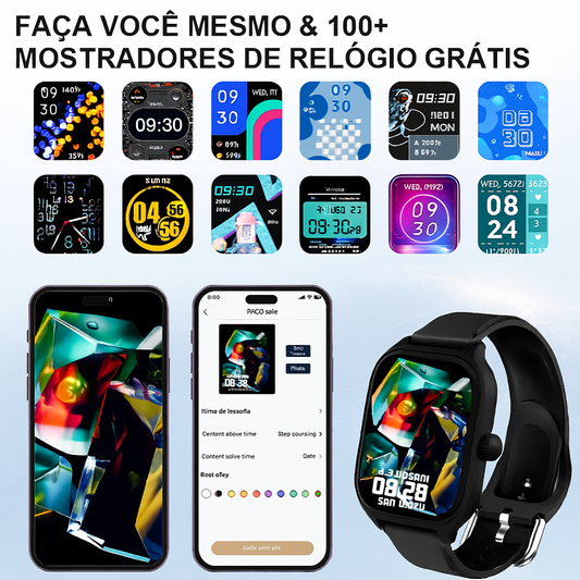 Smartwatch H9 Max Vision – Controle Total no Seu Pulso