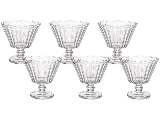 Conjunto 6 Taças de Vidro Haus Concept Lotus – 150ml