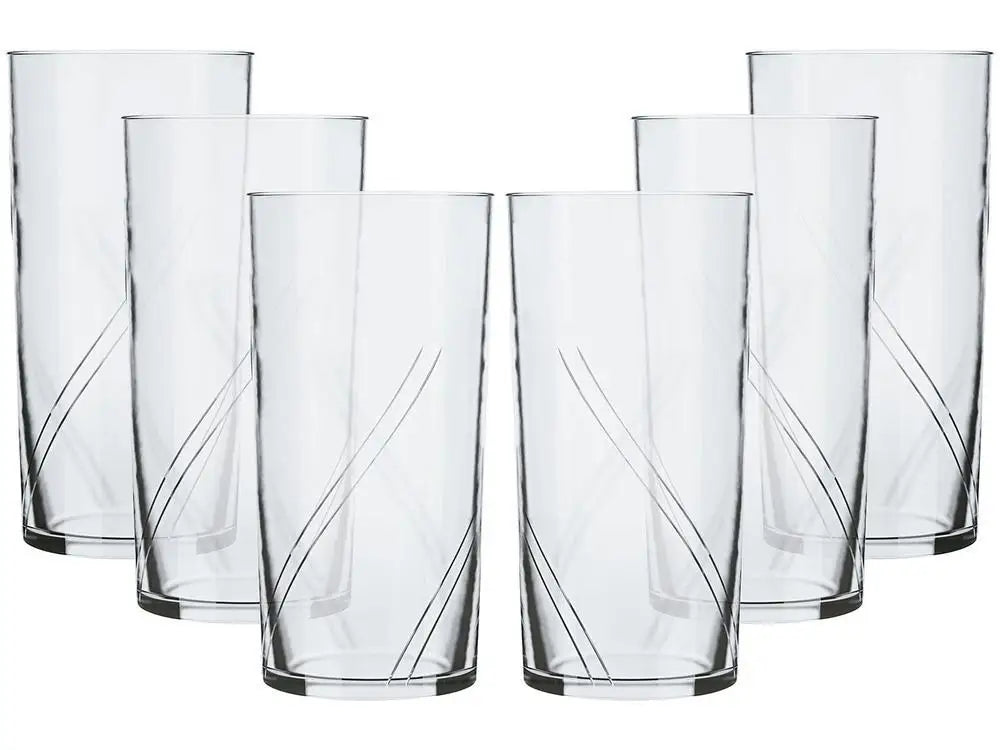 Conjunto 6 Copos de Vidro Nadir Brisa – 300ml