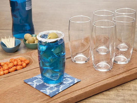 Conjunto 6 Copos de Vidro Nadir Hollow Long Drink – 300ml