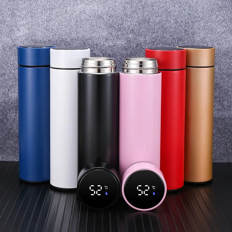 Garrafa Térmica Inteligente SmartTemp 500ML – Display de Temperatura LED